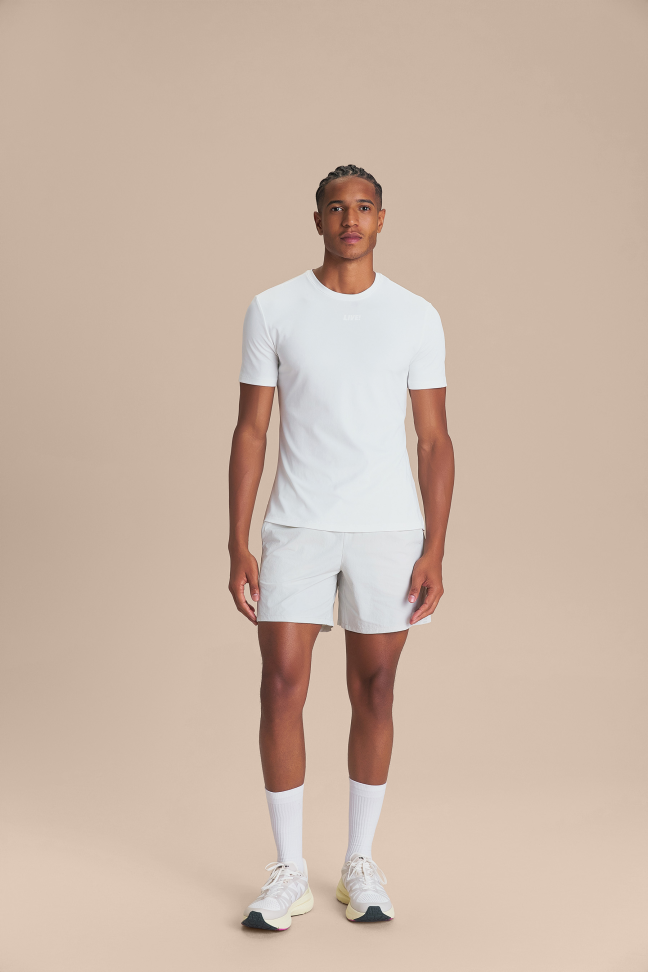 Camiseta Train Slim Men Branca LIVE!