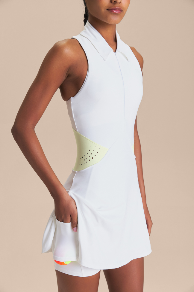 Vestido Polo Overlay Hydefit® Adaptiv Branco LIVE! - #3