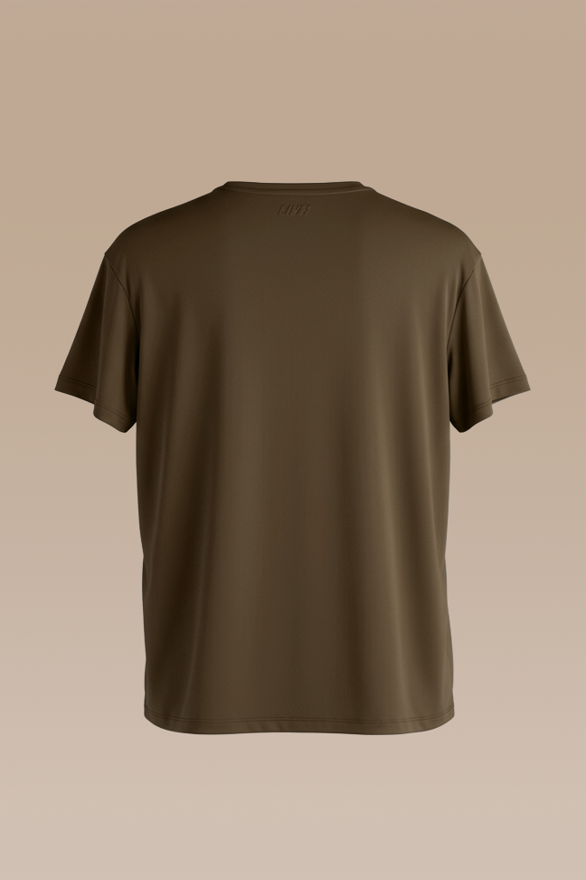 Camiseta Train Comfy Men Green Kelp LIVE! - #3