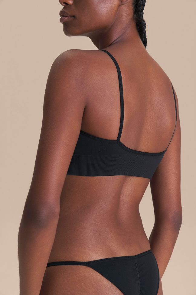 Calcinha String Push Seamless Preta LIVE! - #4