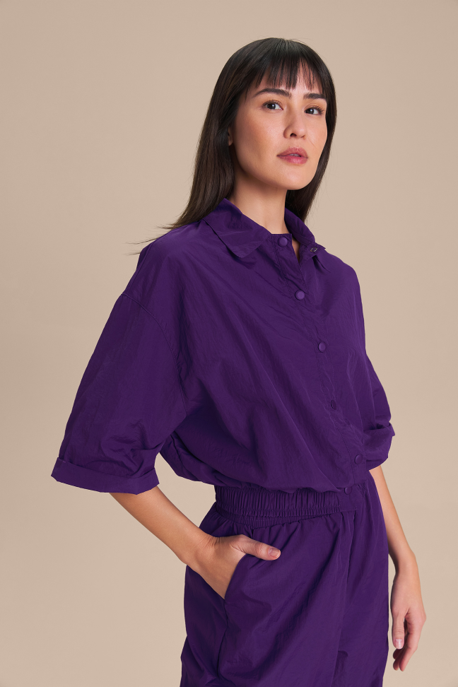 Camisa Flexweave Purple Glitch LIVE!