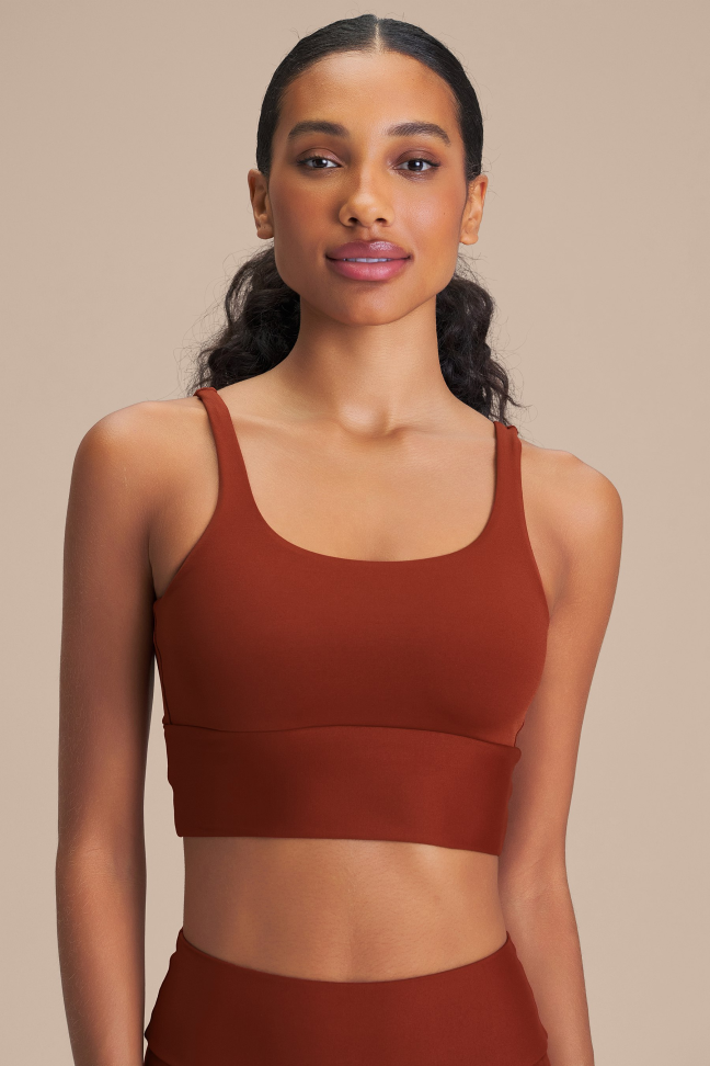 Top Fitness Feminino LIVE! Move Sense® Rust Red
