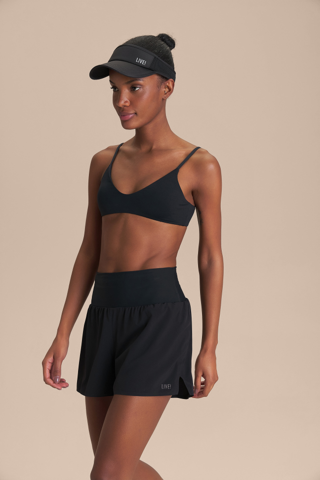 Shorts Run Dryside Preto LIVE!