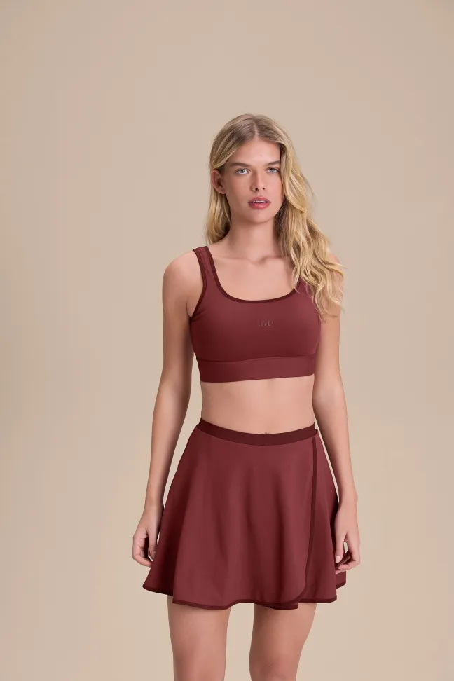 Top Fitness Feminino LIVE! Lob Power Sense Pro® com Bojo Removível