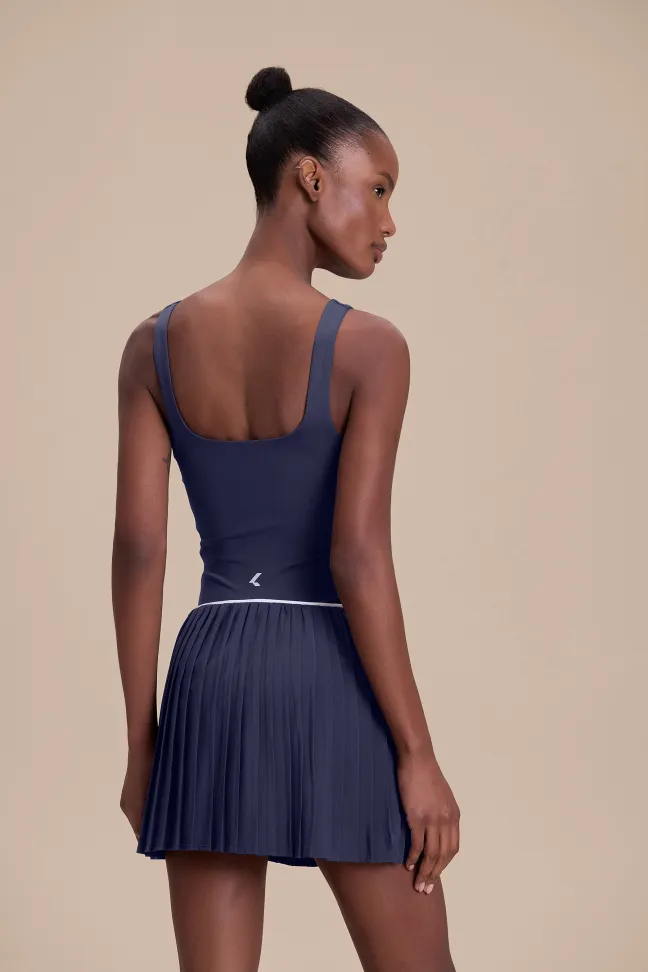 Vestido Fitness Feminino LIVE! Drop Shot Navy Blue - #8