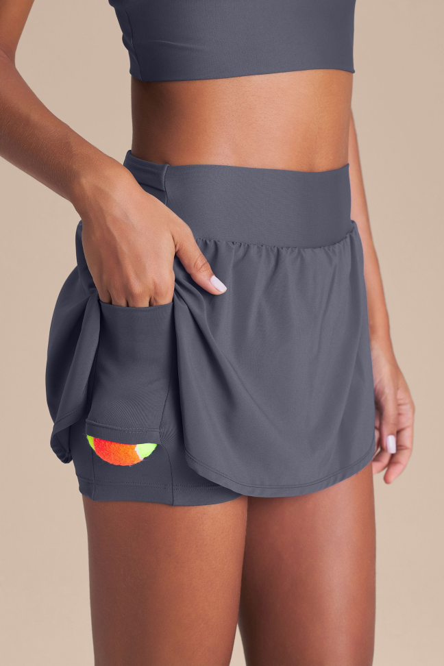 Saia Esportiva Feminina LIVE! Dryside Iron Blue - #3