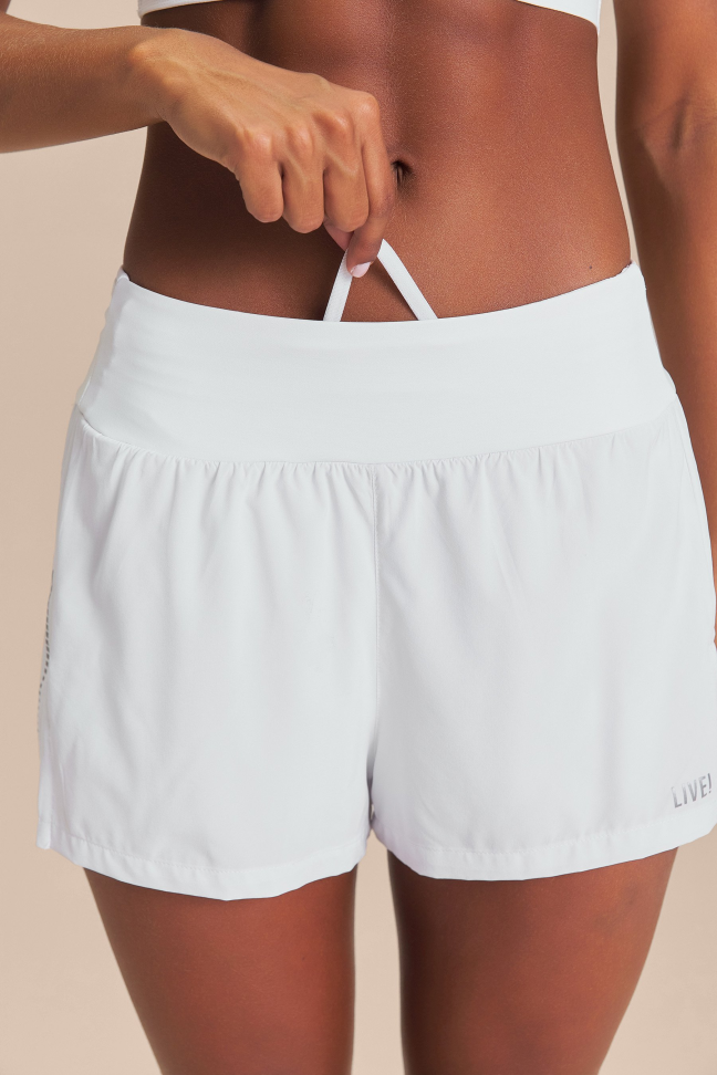Shorts Pro Six Pockets White LIVE! - #4