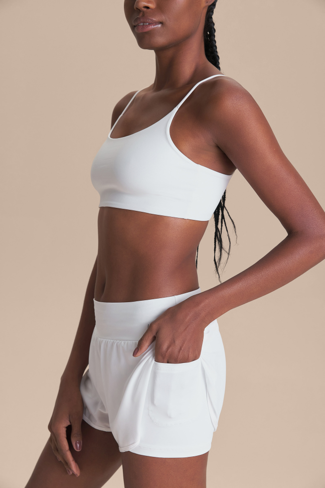 Shorts Pro Dryside Branco LIVE!