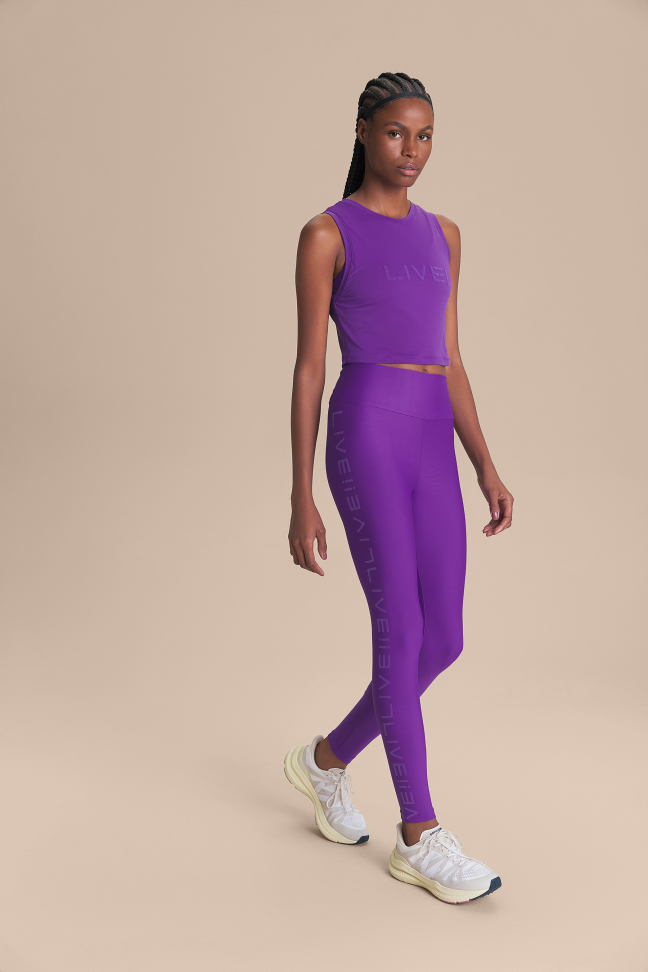 Regata Cropped LIVE! Comfort Violet Pace - #6