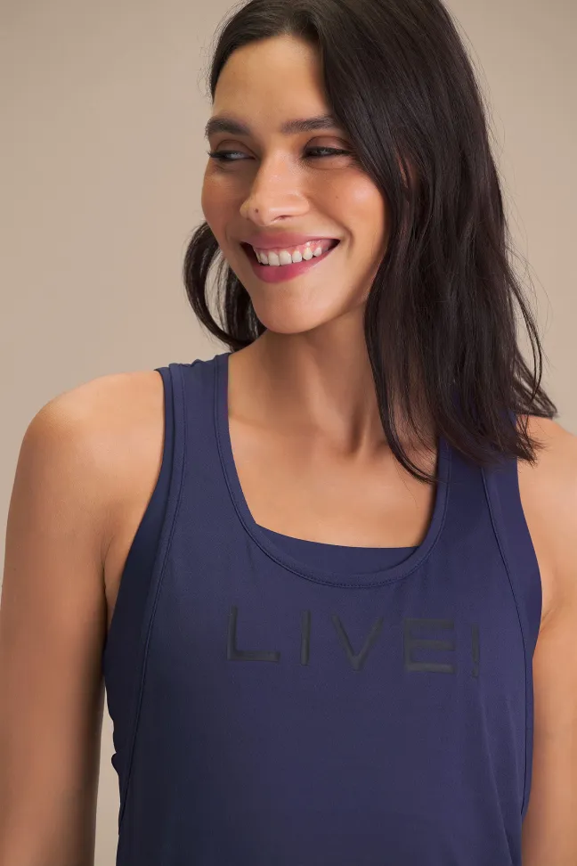 Regata Fitness Feminina LIVE! Comfort Tide