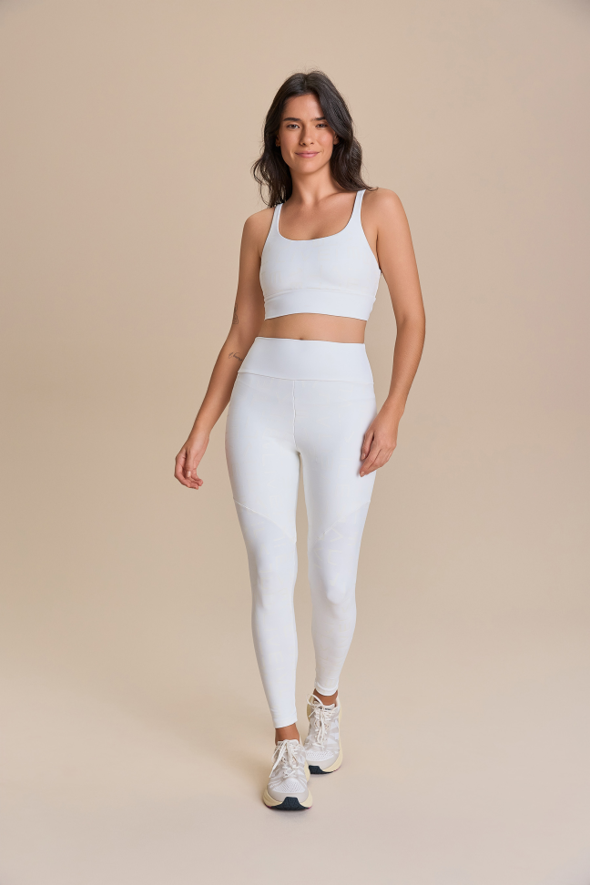 Legging Icon Hydefit® Adaptiv Branca LIVE!