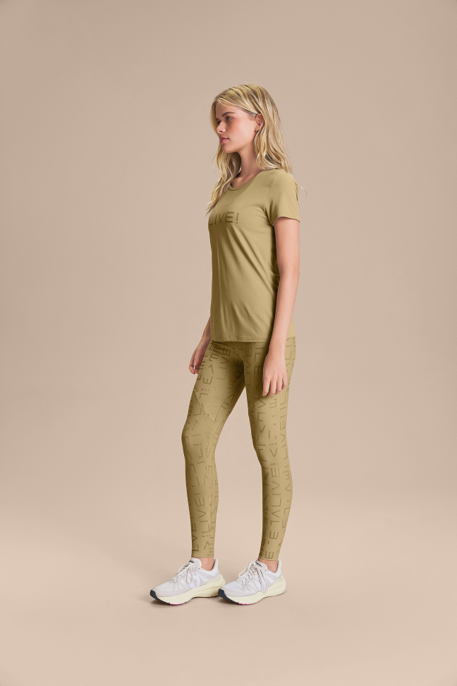 Camiseta LIVE! Comfort Core Green - #4