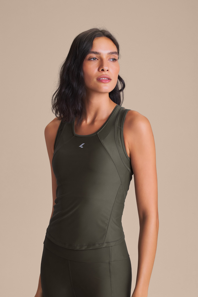 Regata Fitness Feminina LIVE! Harmony Pro Obsidian Grey