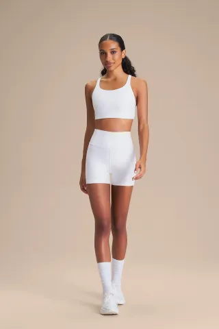 Shorts Fit Allure® Adaptiv LIVE! Branco