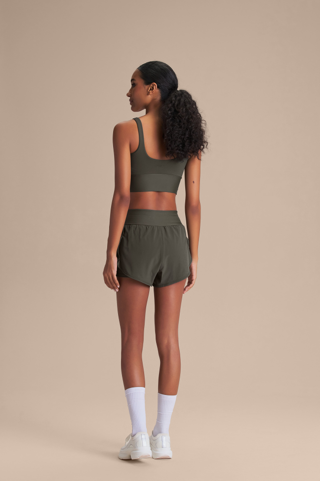 Shorts Fitness Feminino LIVE! Pro Dryside Obsidian Grey - #3