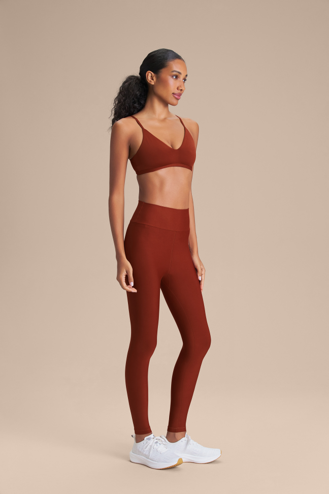 Legging Fitness Feminina LIVE! Hydefit® Adaptiv Rust Red