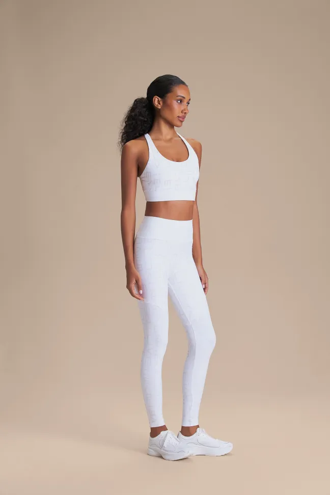 Calça Legging Fitness Feminina LIVE! Icon Branca - #5