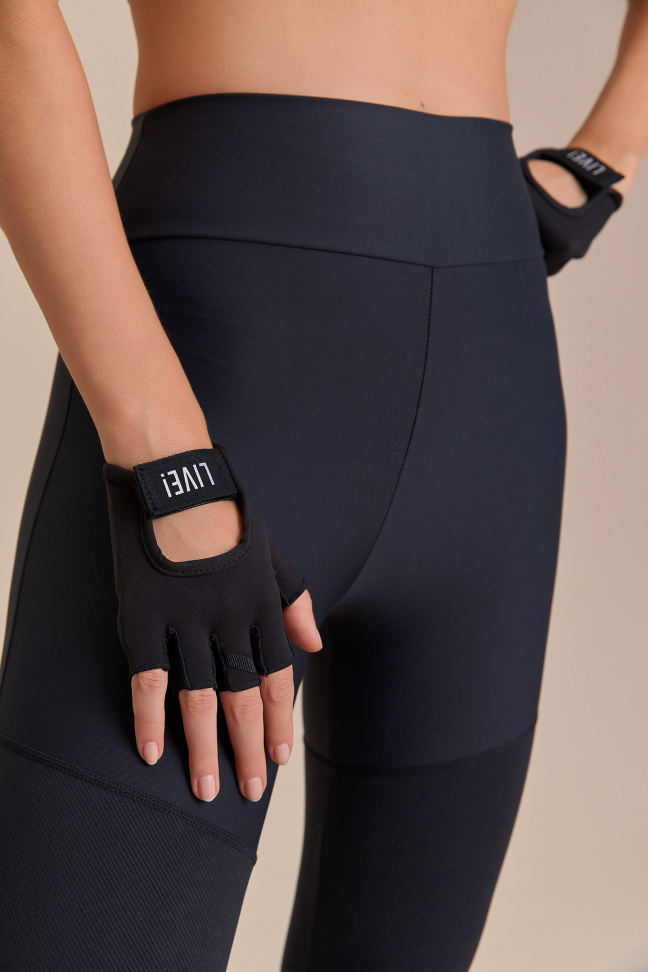 Luva Sportif Silicone Unissex Preta LIVE! - #4