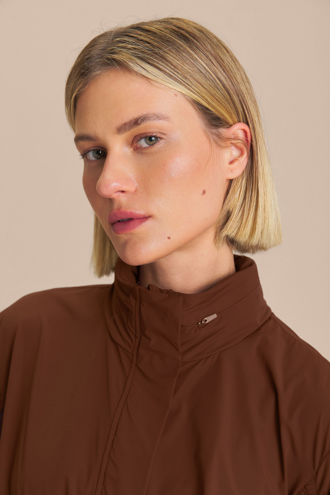 Parka Long Smooth Touch Chocolate Plum LIVE! - #4
