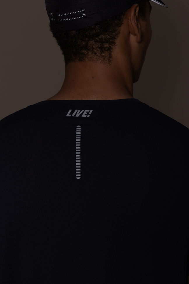 Camiseta Comfy Men Preto LIVE! - #4