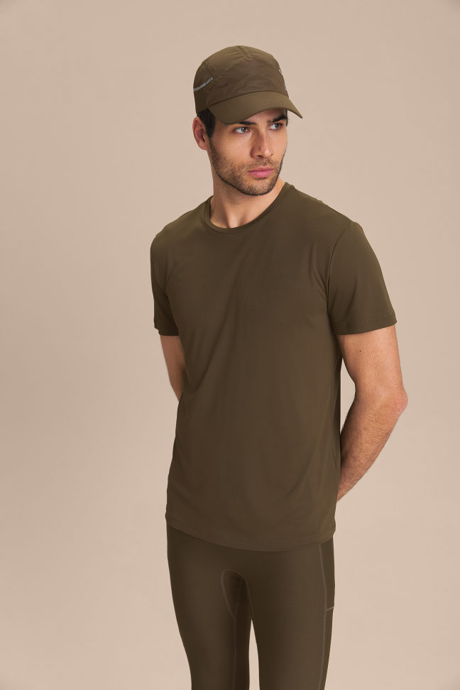 Camiseta Train Comfy Men Green Kelp LIVE!