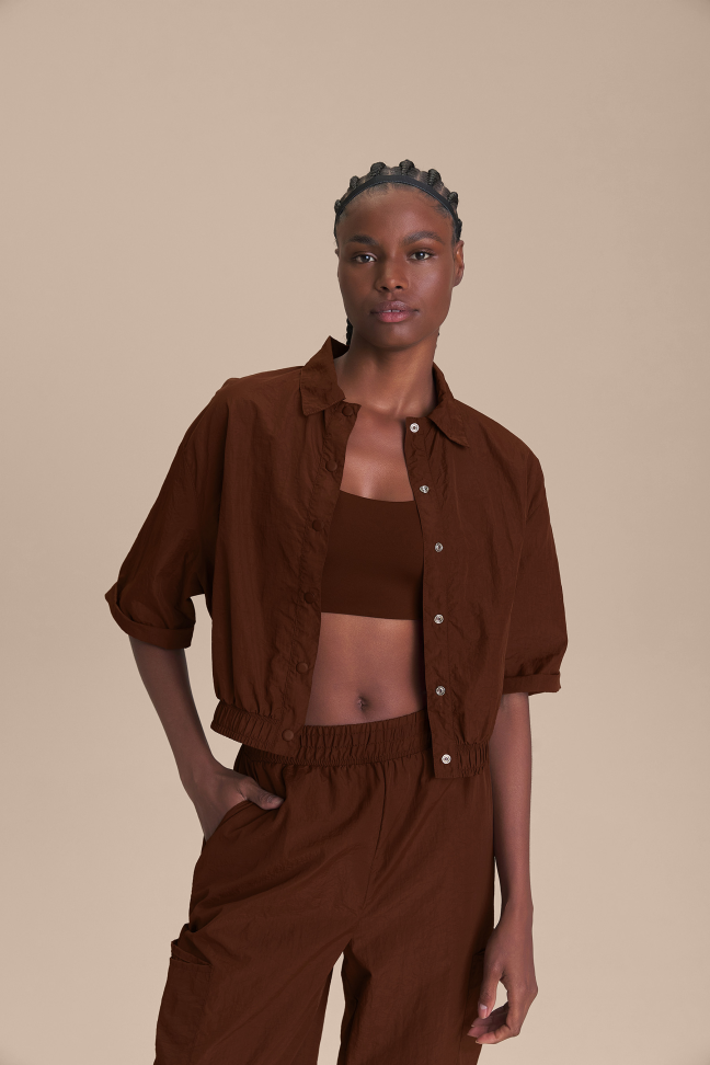 Camisa Flexweave Chocolate Plum LIVE!
