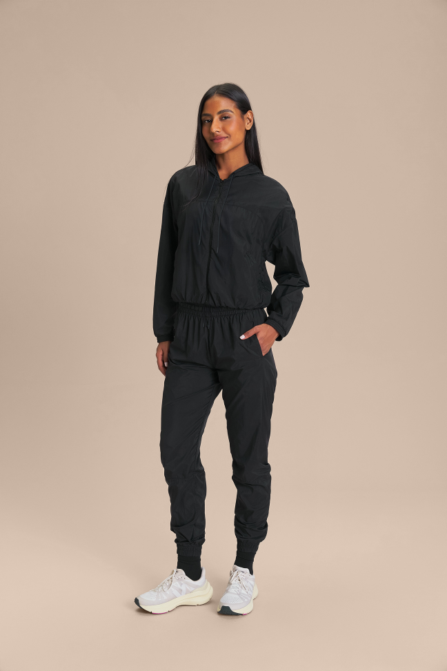 Calça Jogger Nylon Net Preta LIVE!
