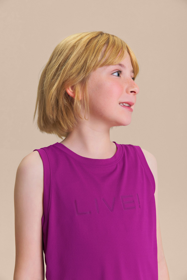 Regata Cropped LIVE! Comfort Kids Vivid Fuchsia - #5