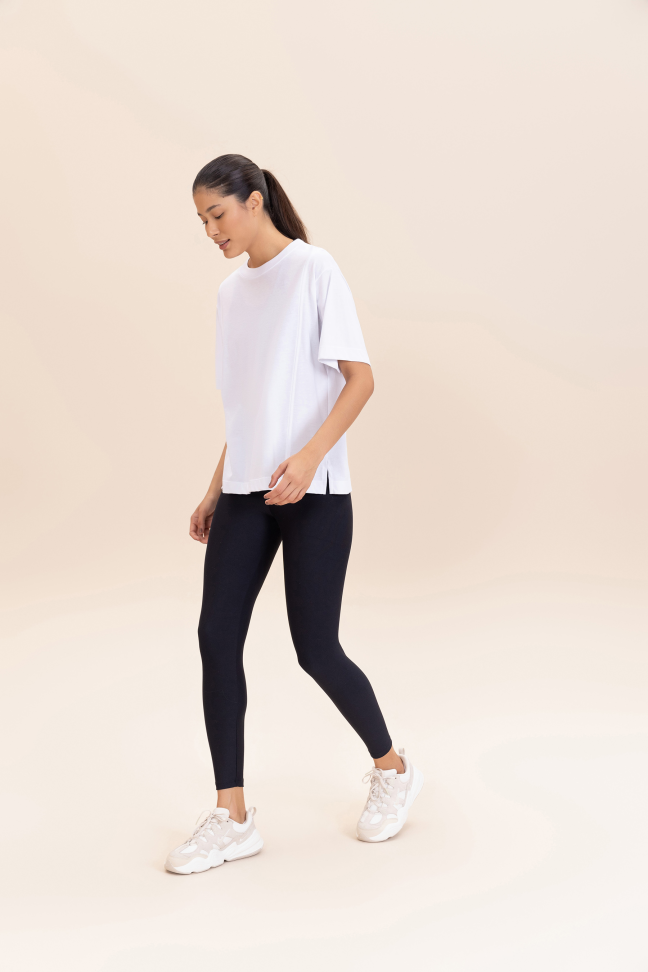 Camiseta Ampla Soft Pima White Branca LIVE! - #3
