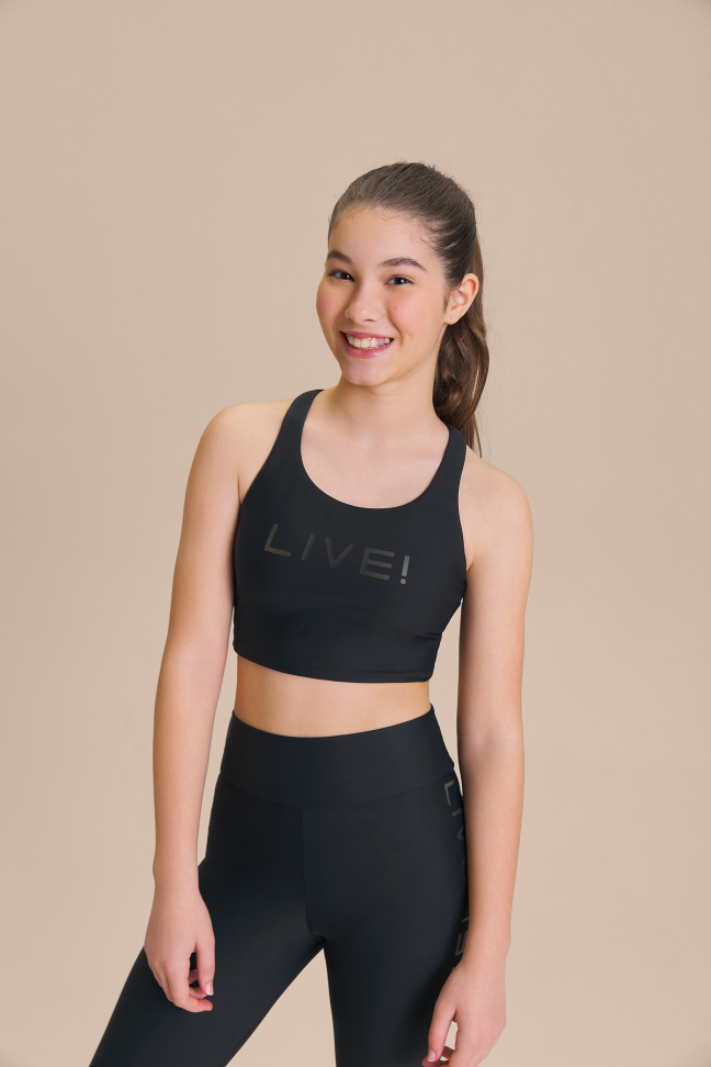 Top LIVE! Icon Termocrômico Kids Preto