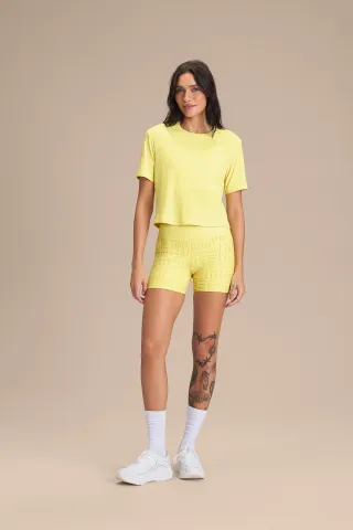 Shorts Fit LIVE! Candelight Yellow