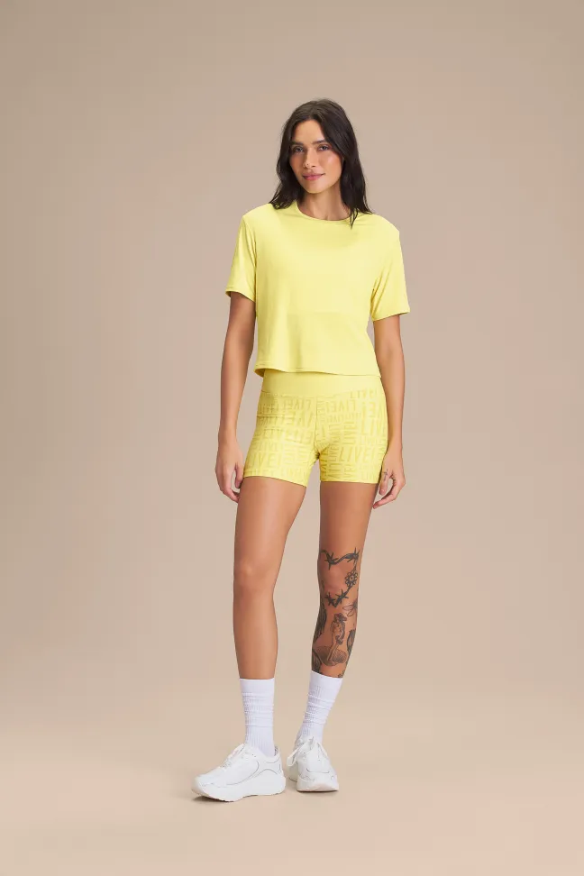 Shorts Fit LIVE! Candelight Yellow - #1