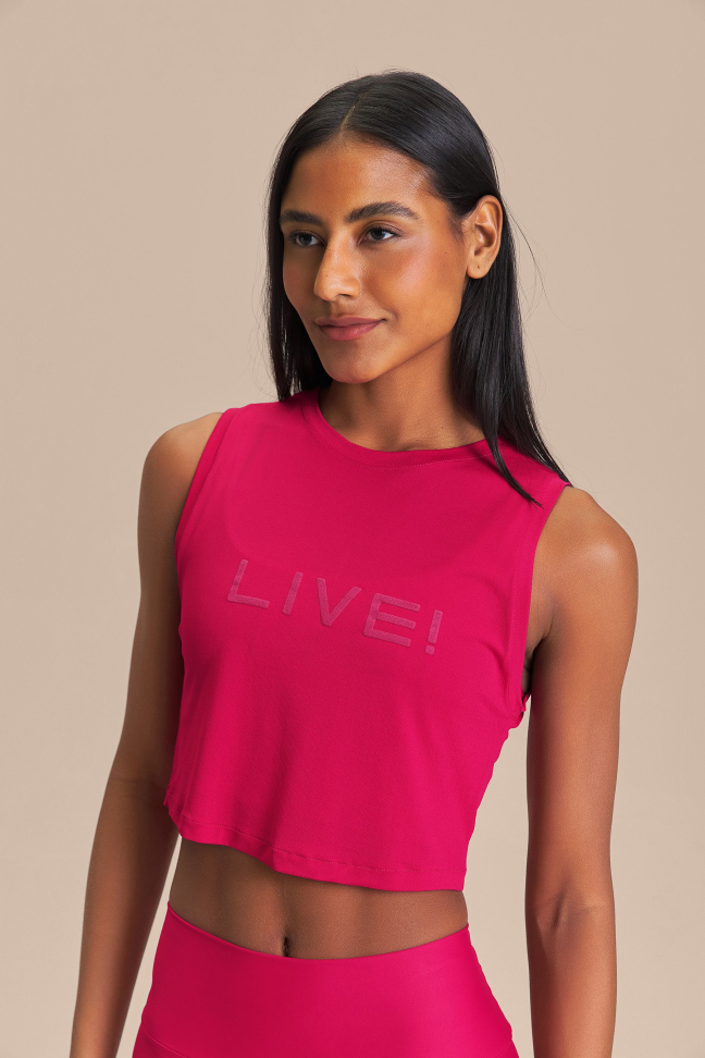 Regata Cropped LIVE! Comfort Vital Pink