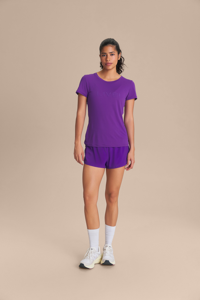 Camiseta LIVE! Comfort Violet Pace - #4