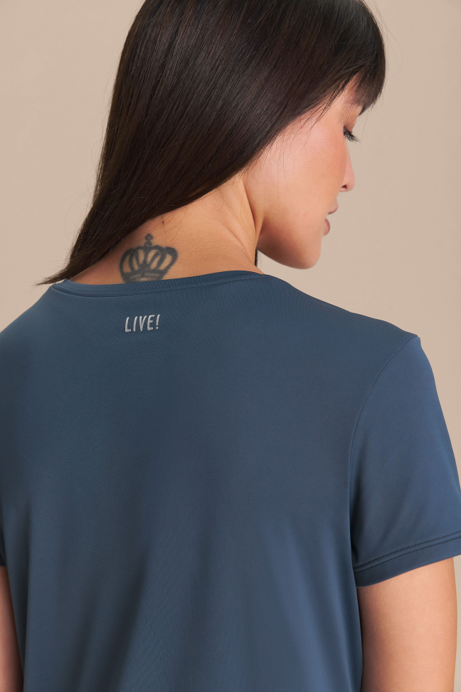 Camiseta Bio Stretch MISTEEL BLUE LIVE!