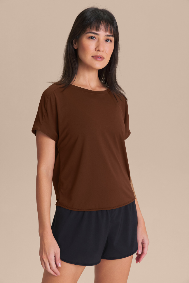 Camiseta Breath Back Comfort Chocolate Plum LIVE!