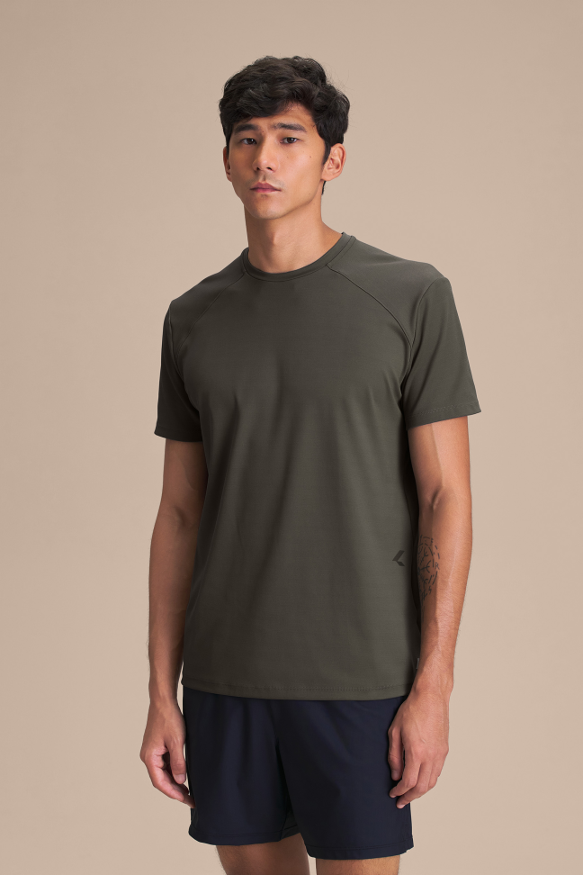 Camiseta Fitness Masculina LIVE! Train Up Loose Comfy Obsidian Grey