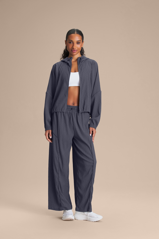 Calça Reta Nylon Gridline Iron Blue LIVE! - #6
