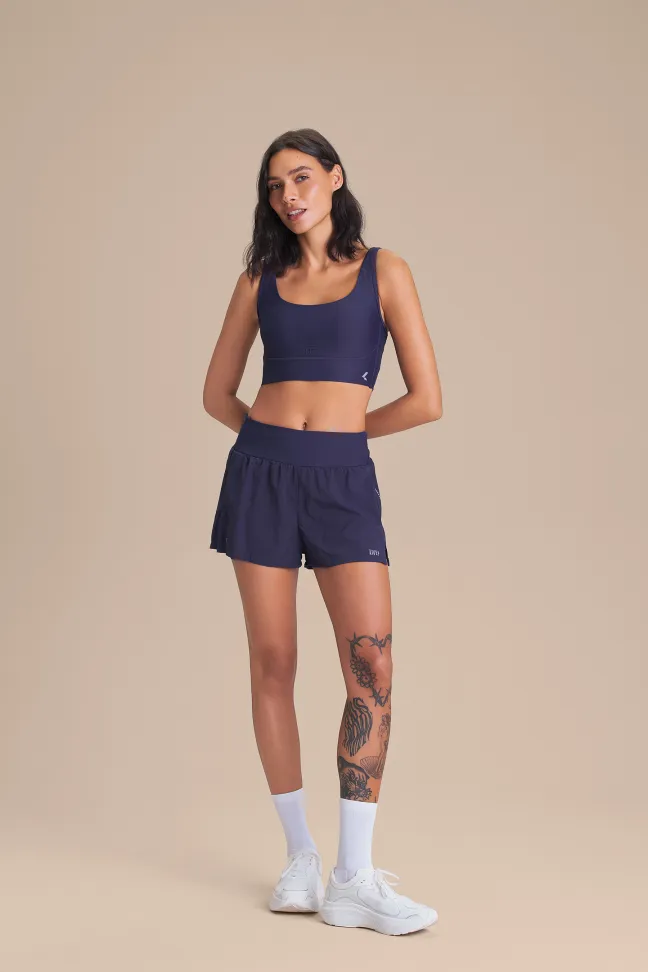 Shorts Fitness Feminino LIVE! Pro Six Pockets Tide com 6 Bolsos - #8