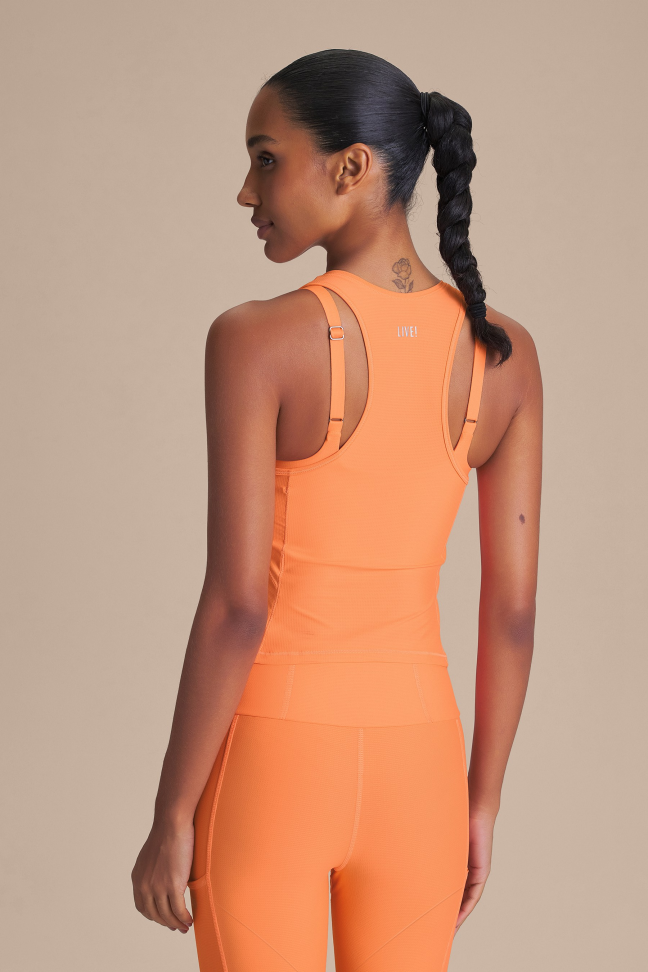 Regata Fitness Feminina LIVE! Harmony Pro Solar Orange