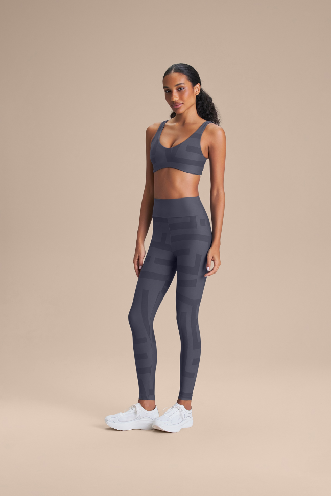 Top Fitness Feminino LIVE! Reversible Maxi Hydefit® Adaptiv Iron Blue - #5
