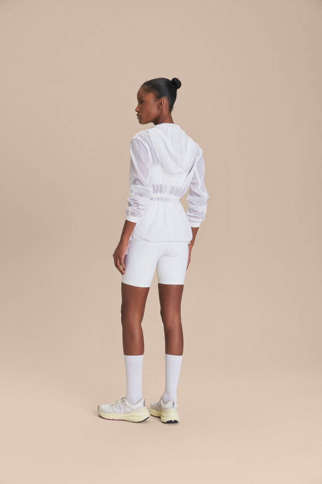 Jaqueta Nylon Racer New White LIVE! - #7