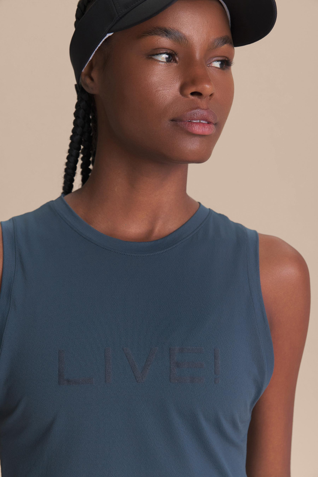 Regata Cropped LIVE! Comfort Misteel Blue