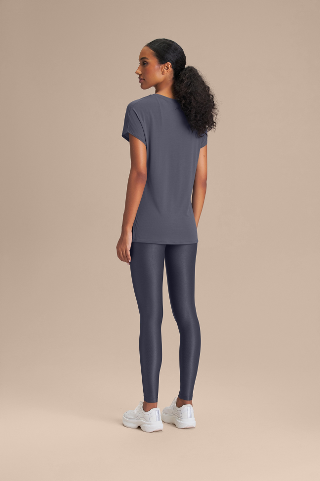 Calça Fusô Fitness Feminina LIVE! Allure® Adaptiv Iron Blue - #3