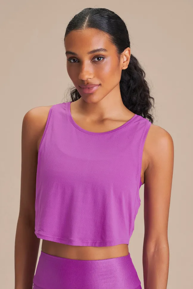 Regata Cropped Fitness Feminina LIVE! Comfort Memory Pink