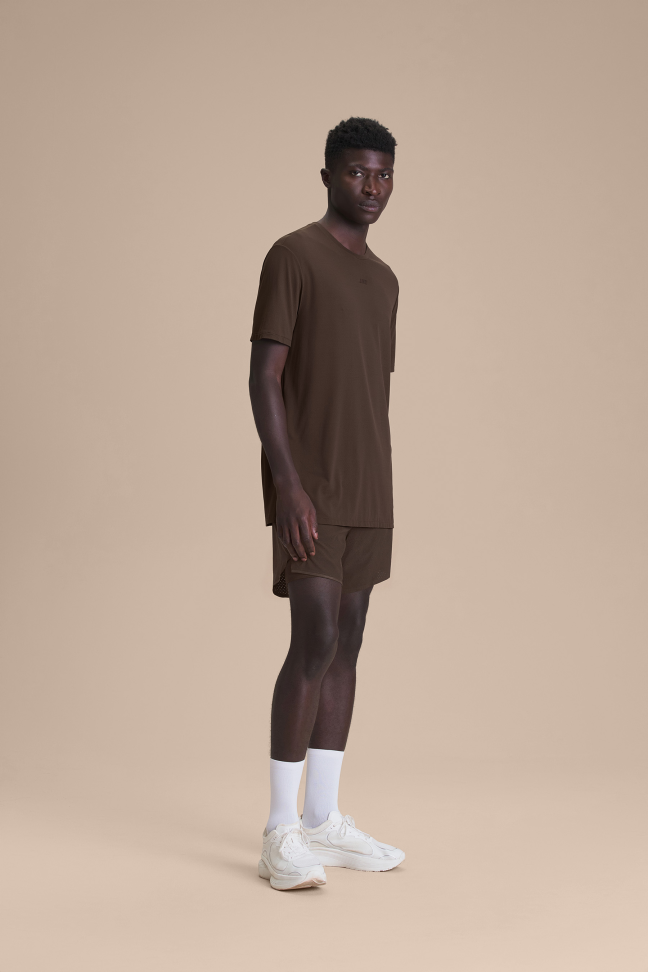 Camiseta Fitness Masculina LIVE! Train Comfy Men Cocoa Brown - #5