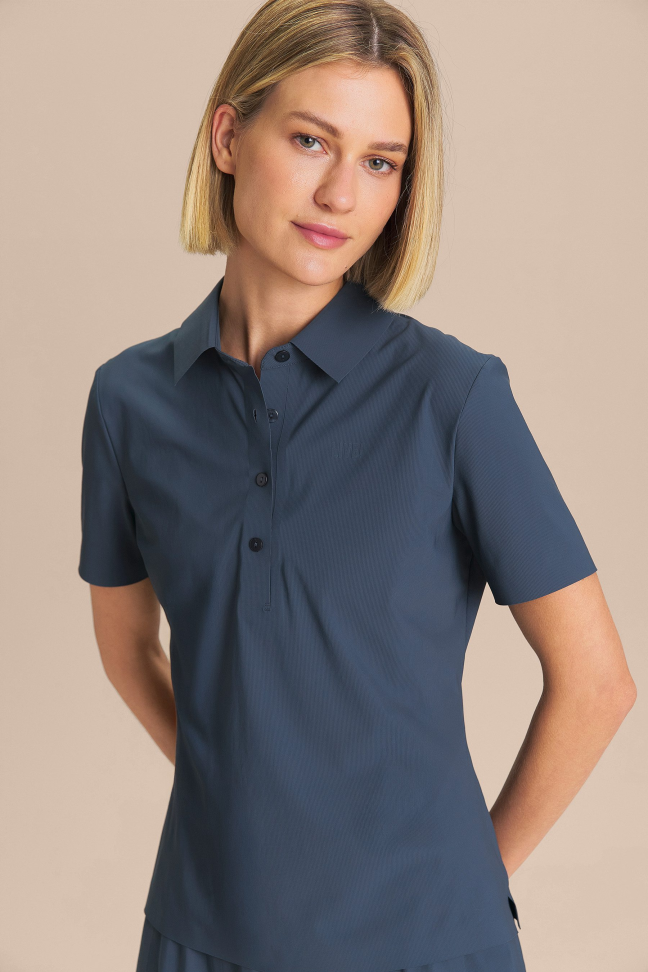 Camiseta Polo Baseline Skin Misteel Blue LIVE!
