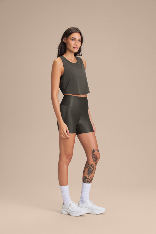 Shorts Fitness Feminino LIVE! Fit Allure® Adaptiv Obsidian Grey - #4