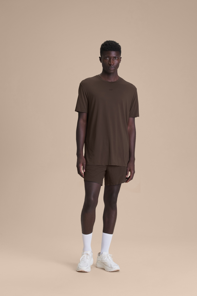 Camiseta Fitness Masculina LIVE! Train Comfy Men Cocoa Brown - #6