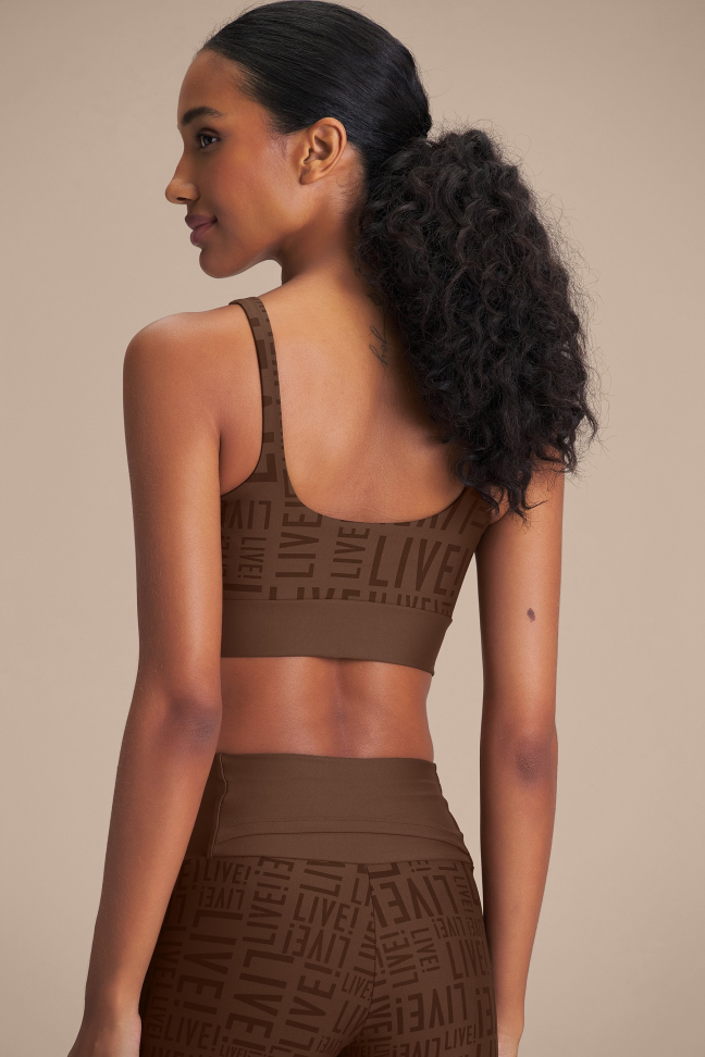 Top Fitness Feminino Move LIVE! Sense Pro® Sepia Brown - #3